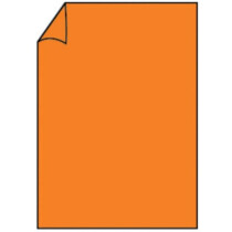 RÖSSLER Briefkarte Paperado A4 160g Orange gerippt