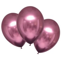 Luftballon Satin Luxe 6ST rosa metallic