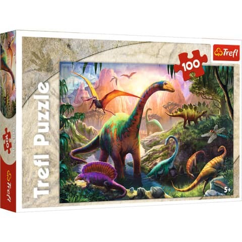 Trefl Puzzle Dinosaurier Land 100 Teile