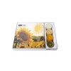 PAPER+DESIGN Kombibox Servietten mit Teelicht Dusk Sunflower 33cm