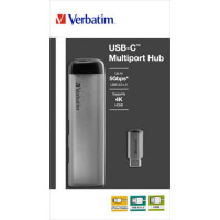 Verbatim USB-Hub 3.1-C silber