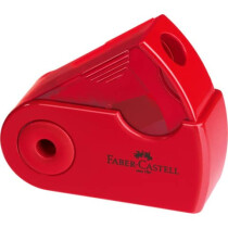 FABER-CASTELL Dosenspitzer Sleeve Mini rot blau