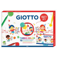 Giotto Faserschreiberetui Turbo Color Party-Set 12x6er-Etuis