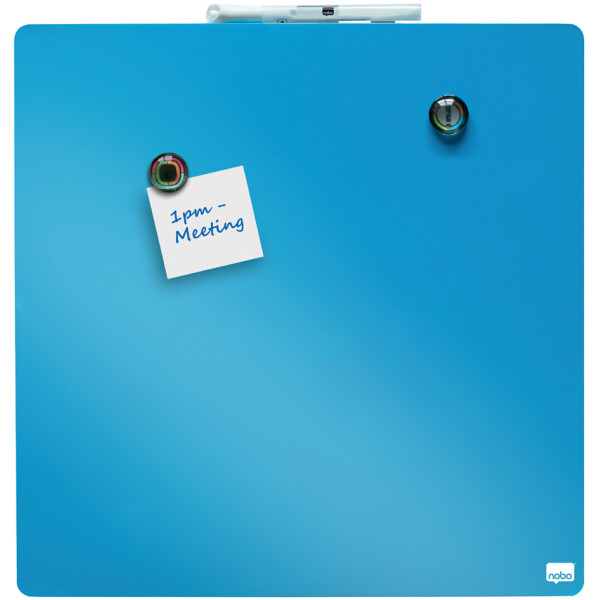 nobo Weißwandtafel, quadratisch, (B)360 x (H)360 mm, rosa