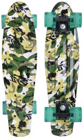SCHILDKRÖT Retro Skateboard Free Spirit Camouflage