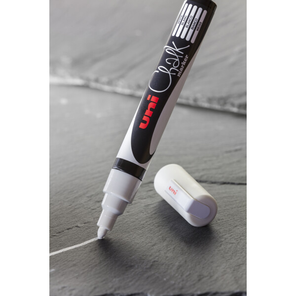 uni-ball Kreidemarker Chalk marker PWE5M 4 PF, 4er Etui