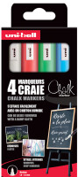 uni-ball Kreidemarker Chalk marker PWE5M 4 PF, 4er Etui