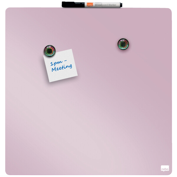 nobo Weißwandtafel, quadratisch, (B)360 x (H)360 mm, grün