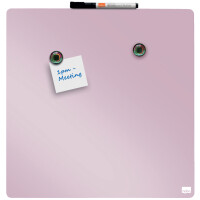 nobo Weißwandtafel, quadratisch, (B)360 x (H)360 mm, grün