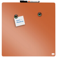 nobo Weißwandtafel, quadratisch, (B)360 x (H)360 mm, grün