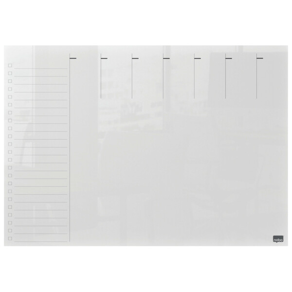 nobo Acryl-Wochenplaner, DIN A3, randlos, glasklar