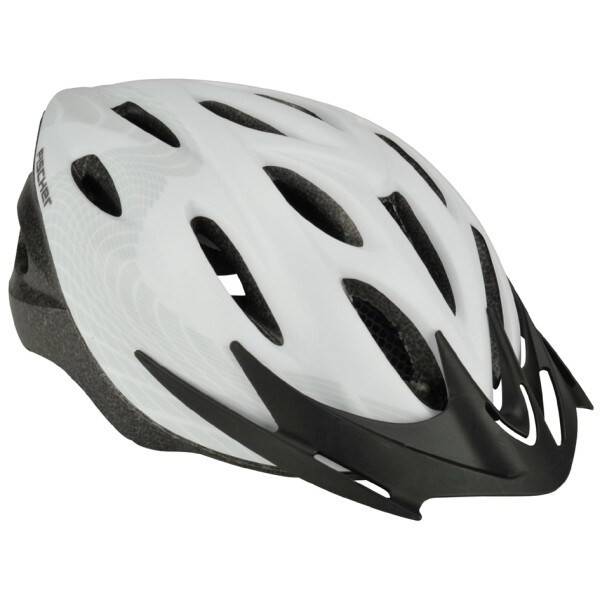 FISCHER Fahrrad-Helm "White Vision", Größe: S M