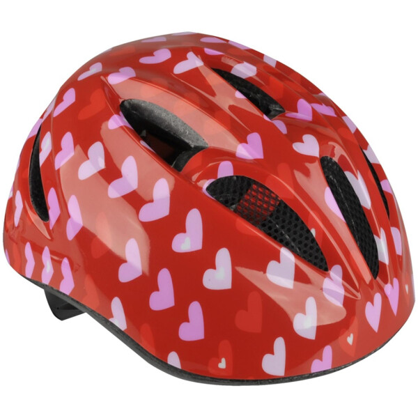 FISCHER Kinder-Fahrrad-Helm "Herz", Größe: XS S