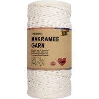 folia Makramee-Garn MISTY ROSE, Länge: 100 m