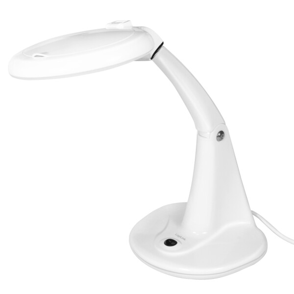 LogiLink LED-Lupenleuchte, mit 2 Linsen, weiß