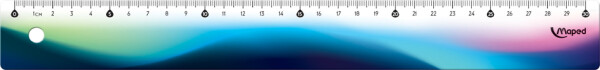 Maped Flachlineal NIGHTFALL TEENS, 300 mm, aus Kunststoff