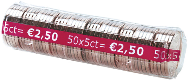 RESKAL Münzhülsen THE CONTAINER, für 50 x 0,05 EUR