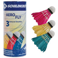 SCHILDKRÖT Natur-Federball Aerofly, farbig sortiert