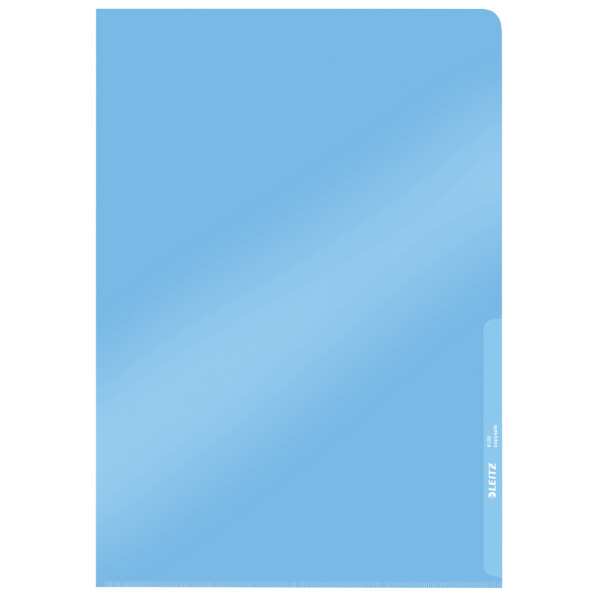 LEITZ Sichthülle Premium, A4, PVC, blau, 0,15 mm