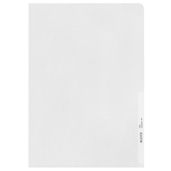 LEITZ Sichth&uuml;lle extrastark, A4, PP, genarbt, 0,17 mm