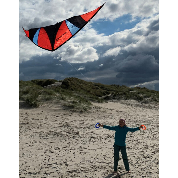 SCHILDKR&Ouml;T Lenkdrache Stunt Kite 133, gr&uuml;n