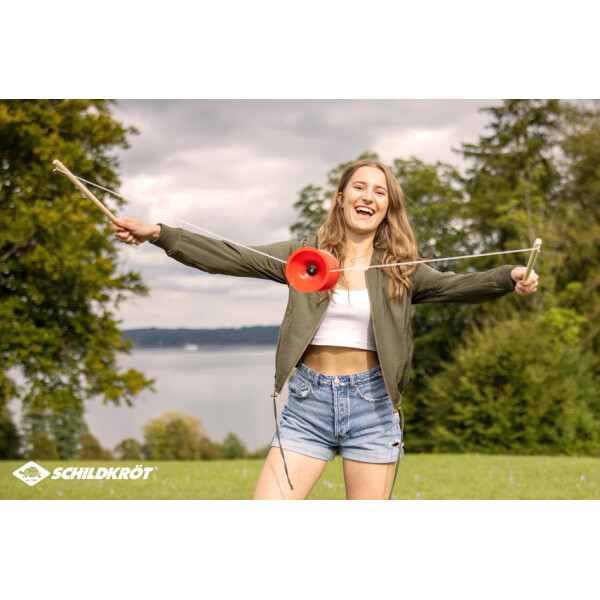 SCHILDKRÖT Diabolo Set, aus Polyethylen, rot