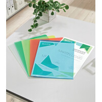 LEITZ Sichthülle Super Premium, A4, PVC, blau, 0,15 mm
