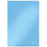 LEITZ Sichthülle Super Premium, A4, PVC, blau, 0,15 mm