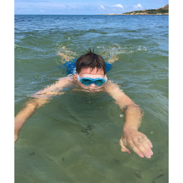 SCHILDKRÖT Junior Schwimmbrille "Bali", rot