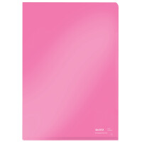LEITZ Sichthülle Super Premium, A4, PVC, rot, 0,15 mm