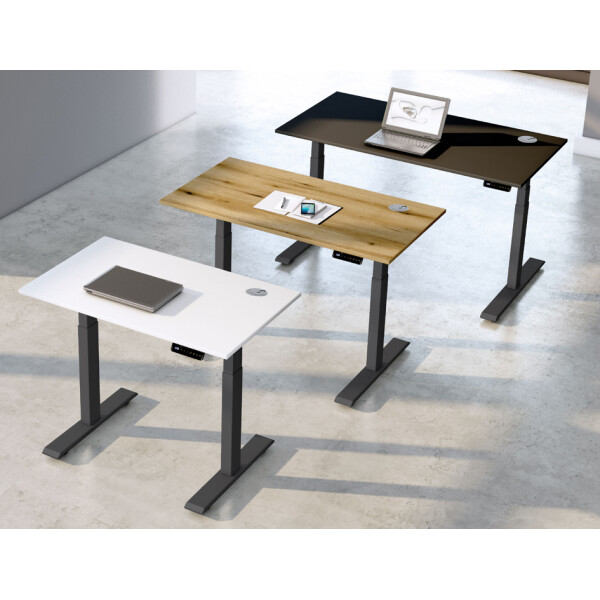 kerkmann Sitz-Steh-Schreibtisch Smart Office, anthrazit