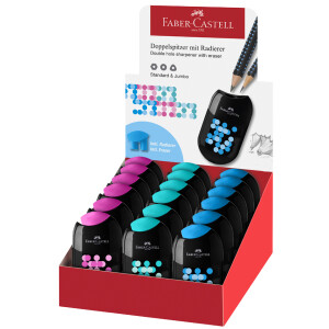 FABER-CASTELL Doppelspitzdose TWO TONE, im Display