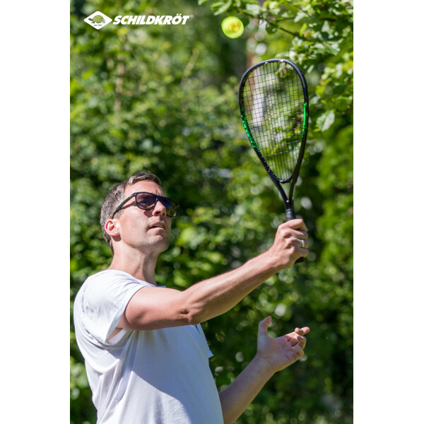 SCHILDKRÖT Speed Badminton Set, schwarz grün
