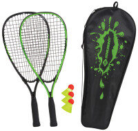 SCHILDKRÖT Speed Badminton Set, schwarz grün
