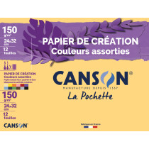 CANSON Tonpapier in Sammelmappe, 240 x 320 mm, 150 g qm
