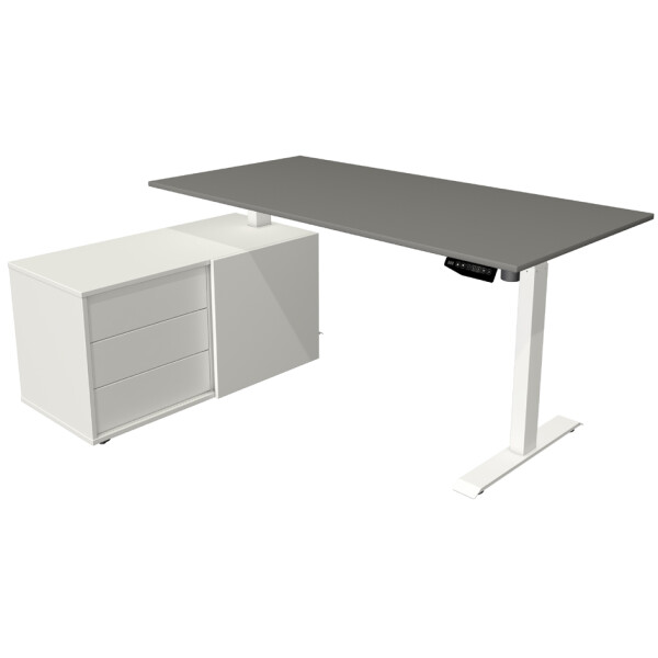 kerkmann Komplett-Arbeitsplatz Move 1, weiß