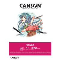 CANSON Studienblock GRADUATE Manga, DIN A4