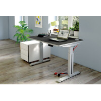 kerkmann Sitz-Steh-Schreibtisch Move Professional, weiß