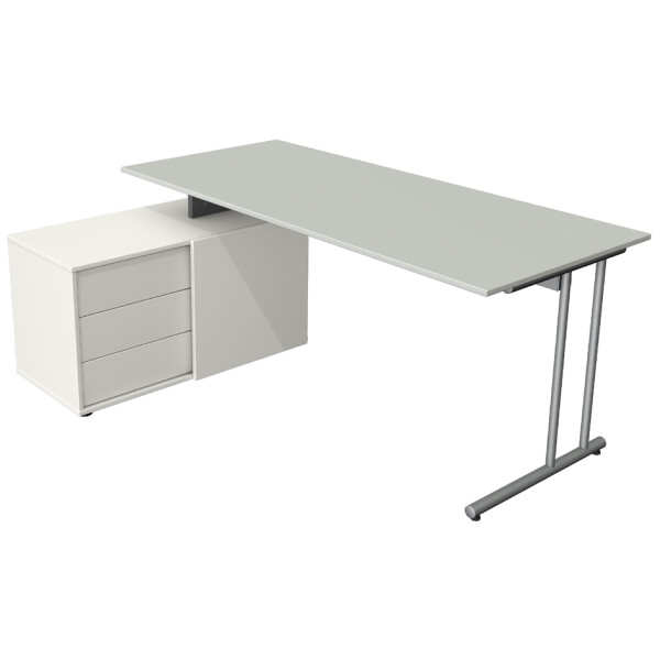 kerkmann Komplett-Arbeitsplatz Start Up, anthrazit