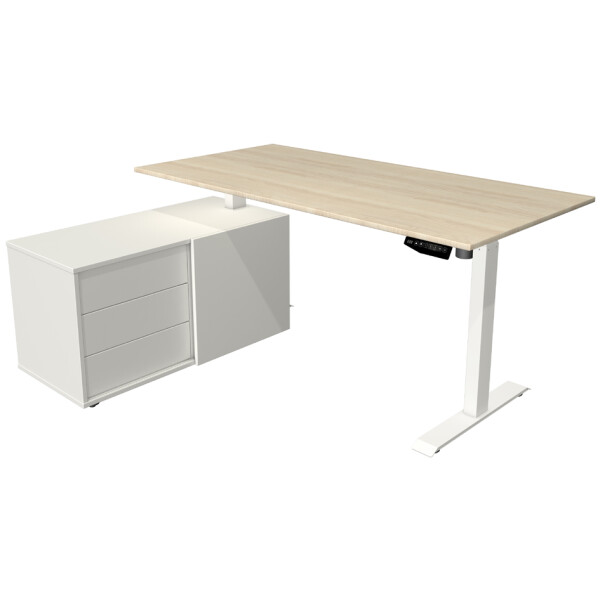 kerkmann Komplett-Arbeitsplatz Move 1, lichtgrau