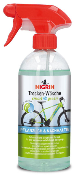 NIGRIN Smartn Green Fahrrad-Trockenwäsche, 500 ml