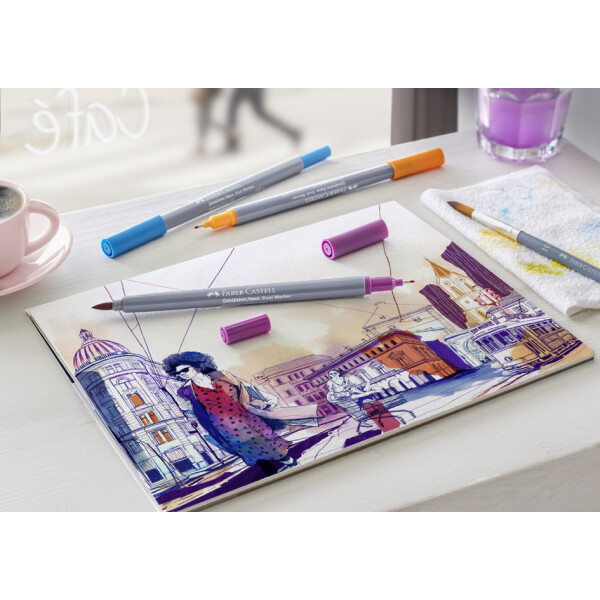 FABER-CASTELL Aquarellmarker GOLDFABER, 12er Etui