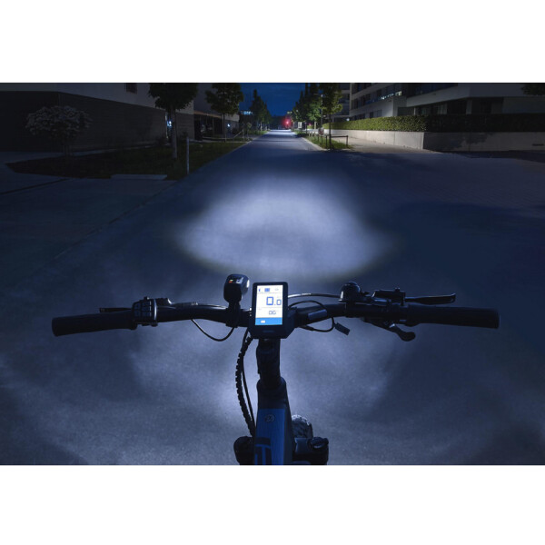 FISCHER Fahrrad-Akku-LED-Beleuchtungs-Set, 80 Lux