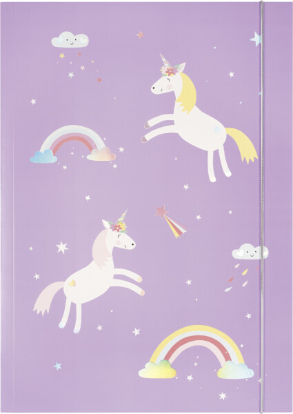 folia Zeichnungsmappe HOTFOIL "Magic Unicorns", Karton, A3