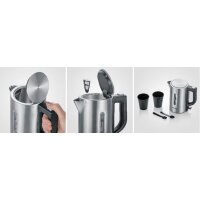 SEVERIN Mini-Wasserkocher WK 3647, 0,5 Liter, Edelstahl