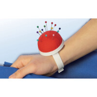 KLEIBER Armnadelkissen mit Spange, rot weiß