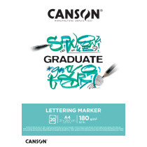 CANSON Studienblock GRADUATE LETTERING MARKER, DIN A3