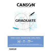 CANSON Transparentpapierblock GRADUATE, DIN A4, 70 g qm