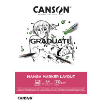 CANSON Studienblock GRADUATE Manga Marker Layout, DIN A3