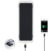 IWH KFZ-Solar-Batterieschutz 12V 5 Watt mit USB